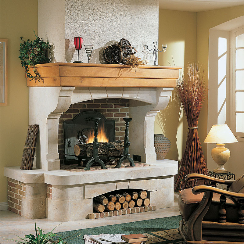 of Rustic et stoves French - producer - Chazelles fireplaces, Fireplaces inserts